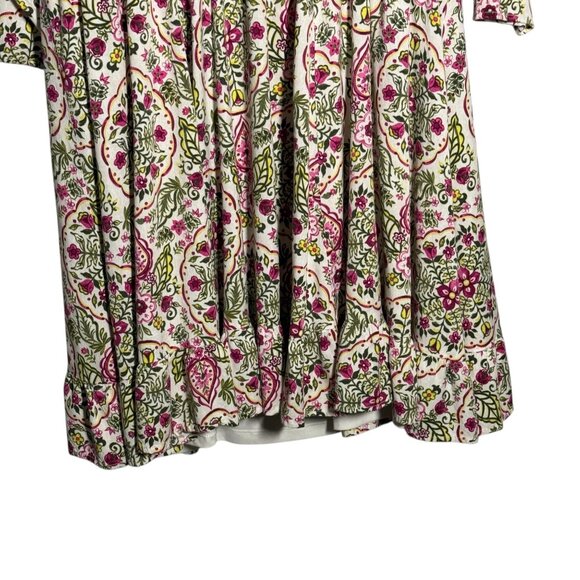 Torrid Womens Boho Print Dress Keyhole Neckline Size 00 Size 10 - Picture 6 of 8